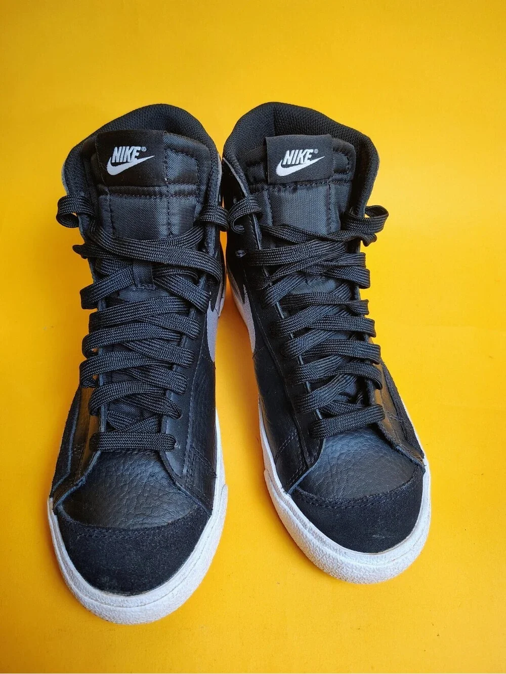 Nike Blazer Mid 77 SE Playful Fonts Black White GS 6.5Y Women 8 Shoes DJ0265-001